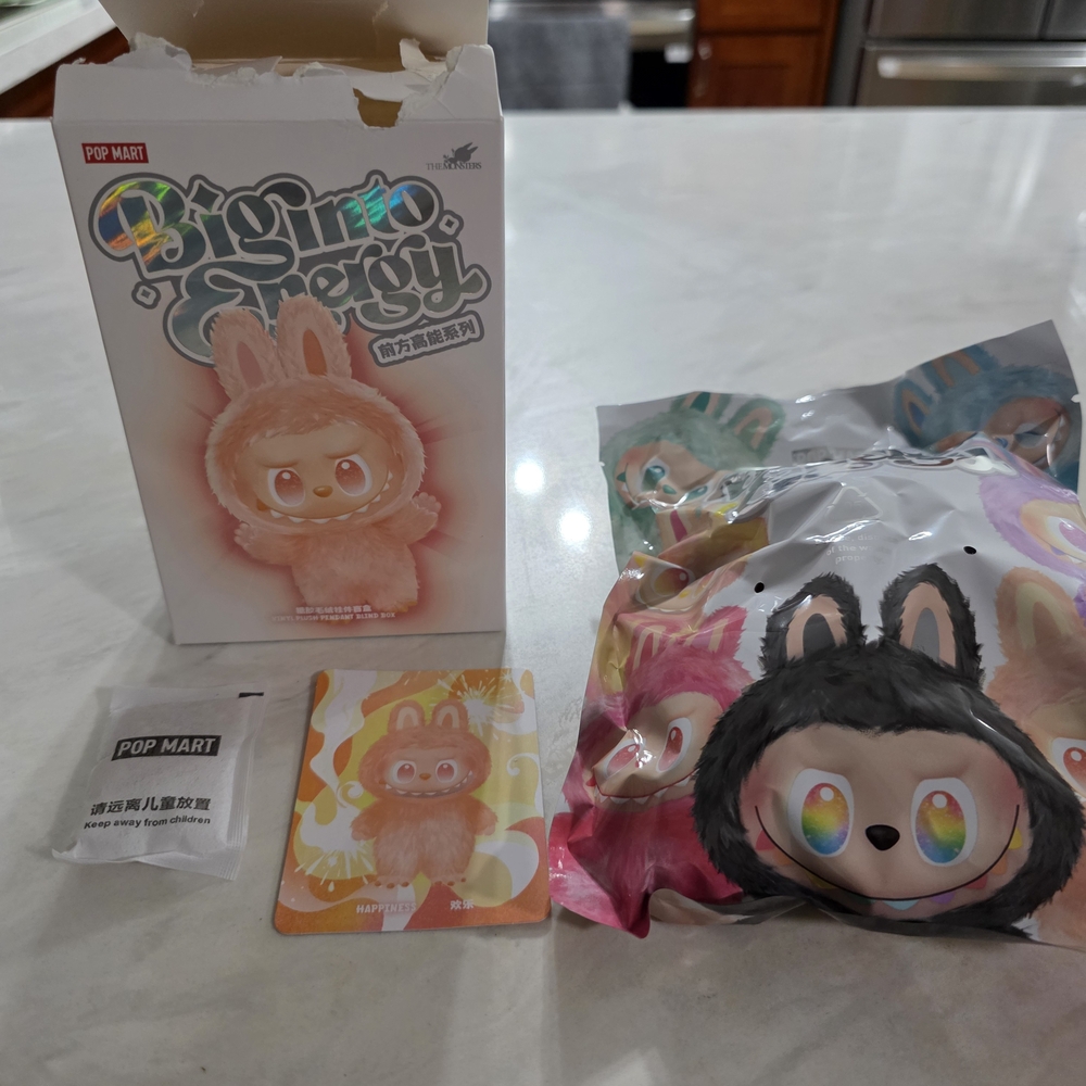 AUTHENTIC POP MART BIE LABUBU Sealed Bag, Opened Box - Confirmed Happiness